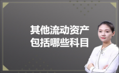 其他流动资产包括哪些科目