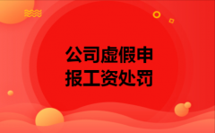 公司虚假申报工资处罚