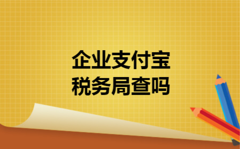 企业支付宝税务局查吗