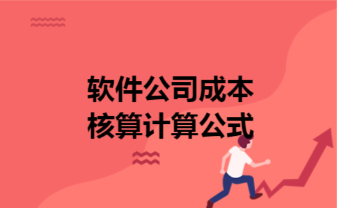 软件公司成本核算计算公式
