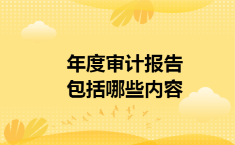 年度审计报告包括哪些内容 年度审计报告包括哪些内容