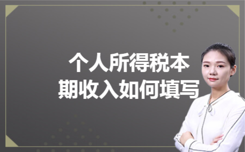 个人所得税本期收入如何填写 个人所得税本期收入如何填写