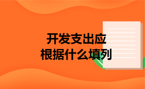 开发支出应根据什么填列 开发支出应根据什么填列