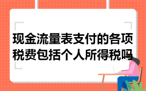 现金流量表支付的各项税费包括个人所得税吗