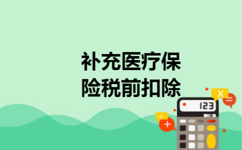 补充医疗保险税前扣除