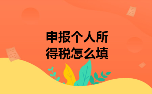 申报个人所得税怎么填