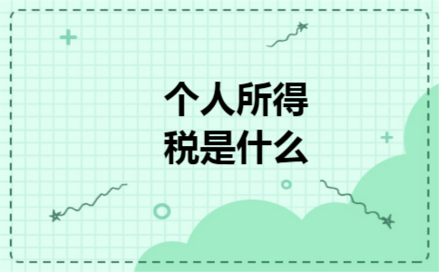 个人所得税是什么