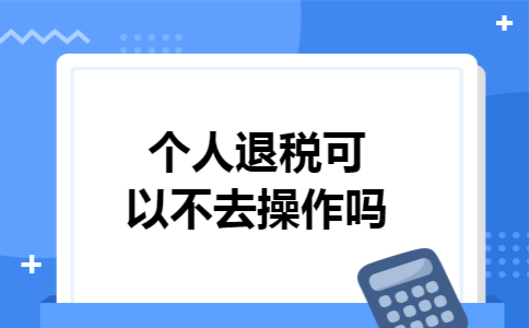 个人退税可以不去操作吗